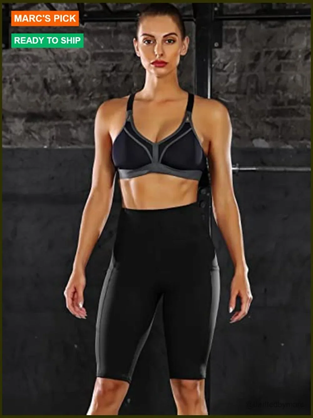 High Waist Biker Shorts with Pockets 12